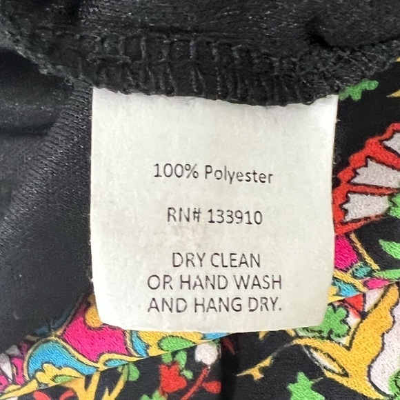 Show Me your Mumu Margot black patterned bell sleeve boho mini dress size small - Picture 8 of 8